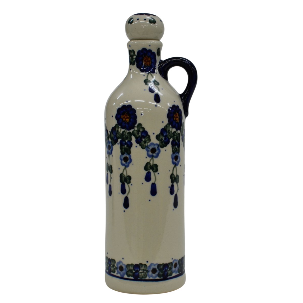Ceramiczna butelka z korkiem Ceramika Bolesławiec