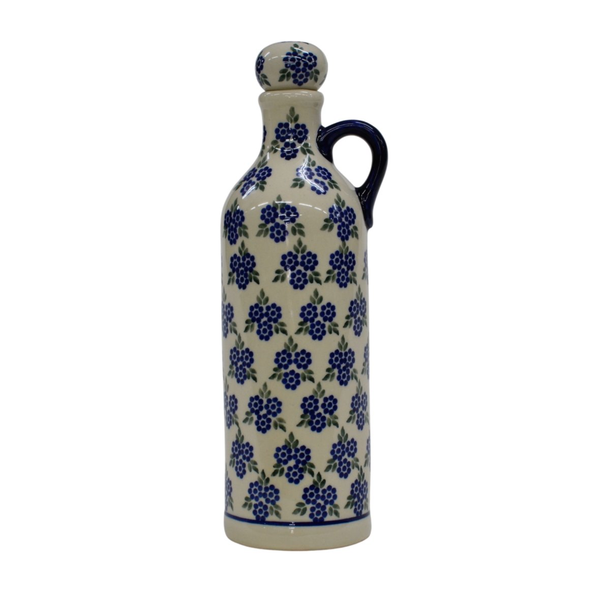 Ceramiczna butelka z korkiem Ceramika Bolesławiec