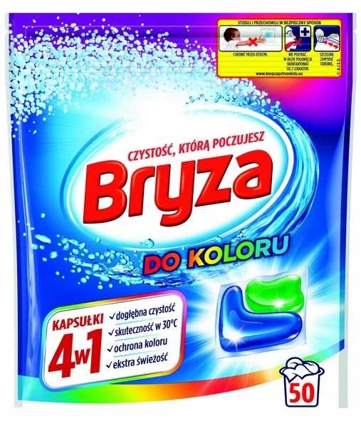 Bryza 4w1 Kapsułki do Prania Koloru / Spring Freshness  2*50 sztuk