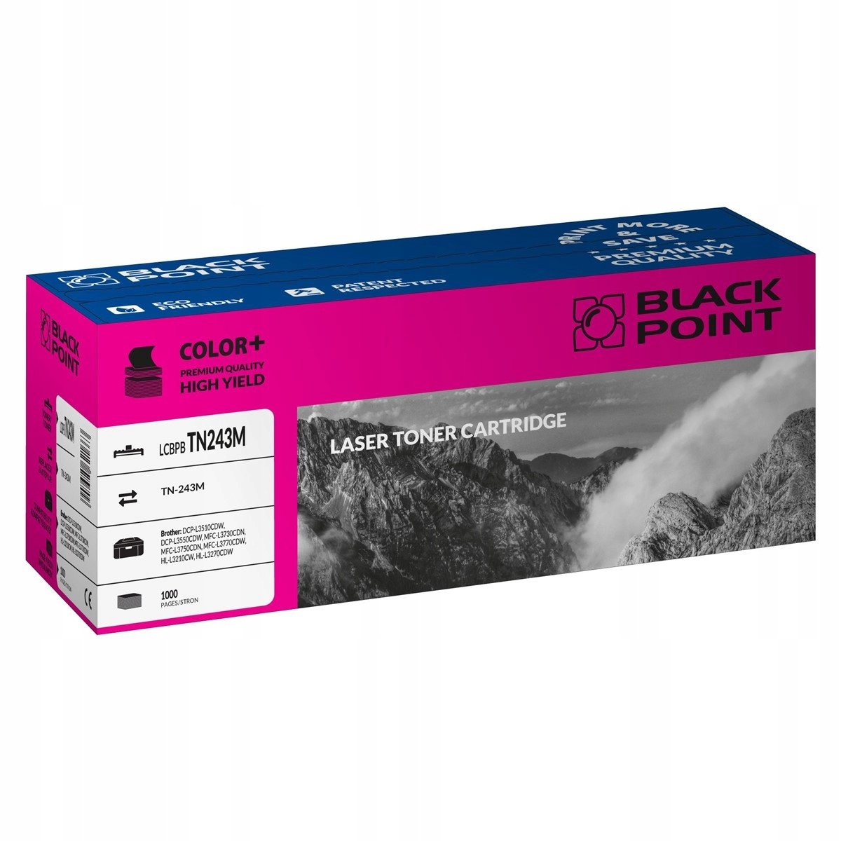 Zdjęcia - Wkład drukujący Black Point Toner  LCBPBTN243M  magenta (Brother TN-243M)