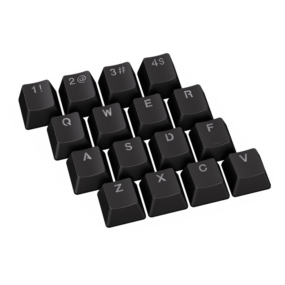 ENDORFY PBT keycapy double shot czarne