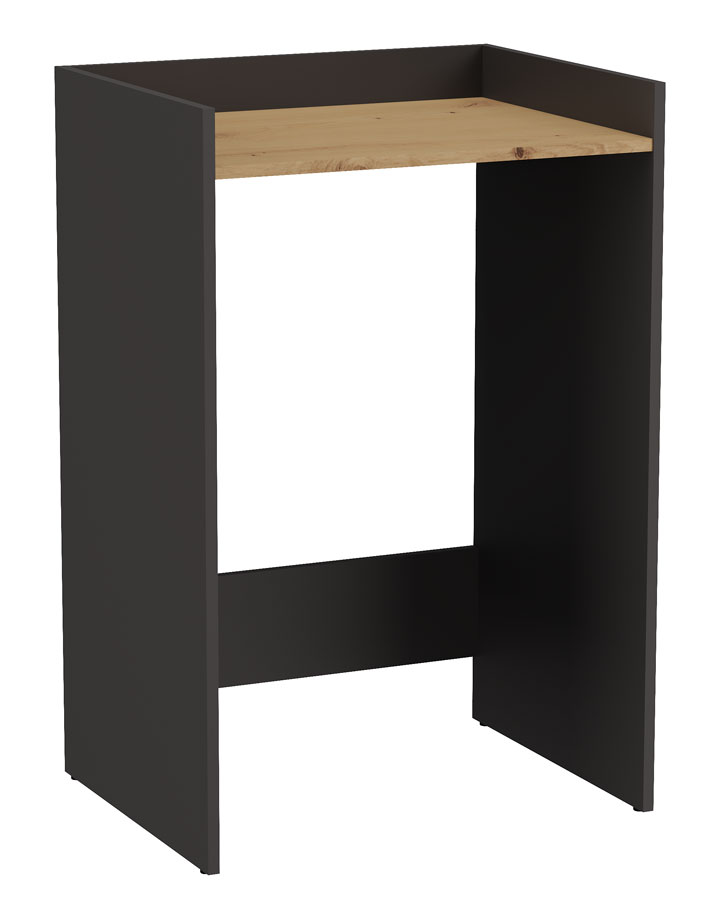 Łazienkowa szafka na pralkę antracyt + dąb artisan B1-E16