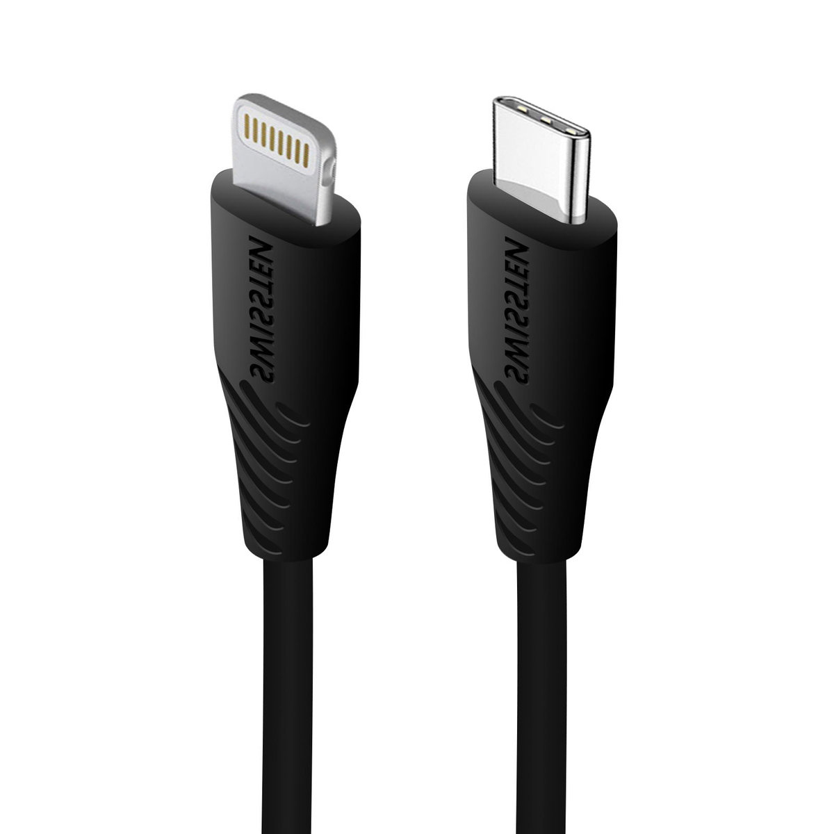 SWISSTEN Kabel USB Typ-C Lightning SWISSTEN 0.4 m Czarny
