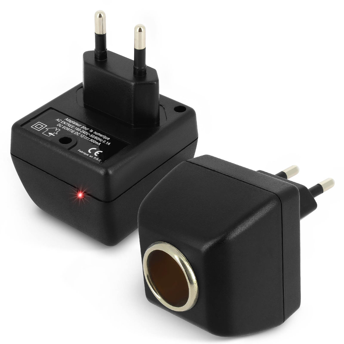 Adapter gniazda zapalniczki żeńskiej do gniazdka 220V-12V