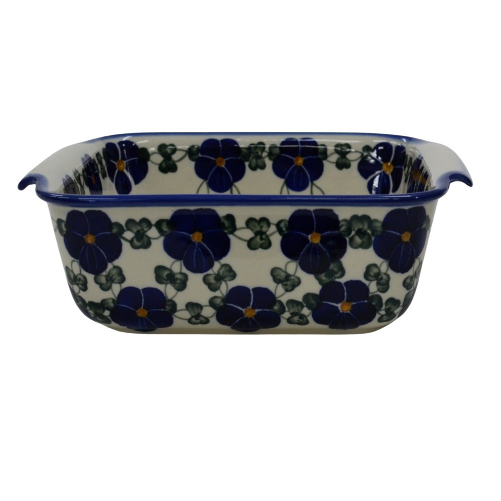 Ceramiczne naczynie kwadratowe małe Bolesławiec