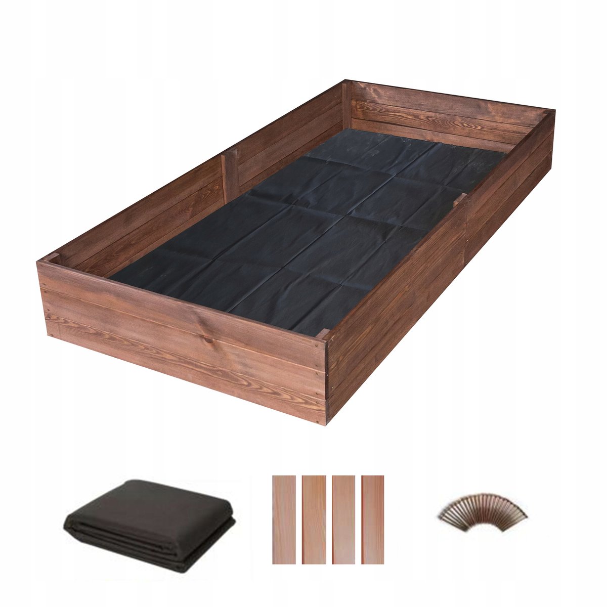 Warzywniak Impregnowany Skrzynia Inspekt 240X120cm
