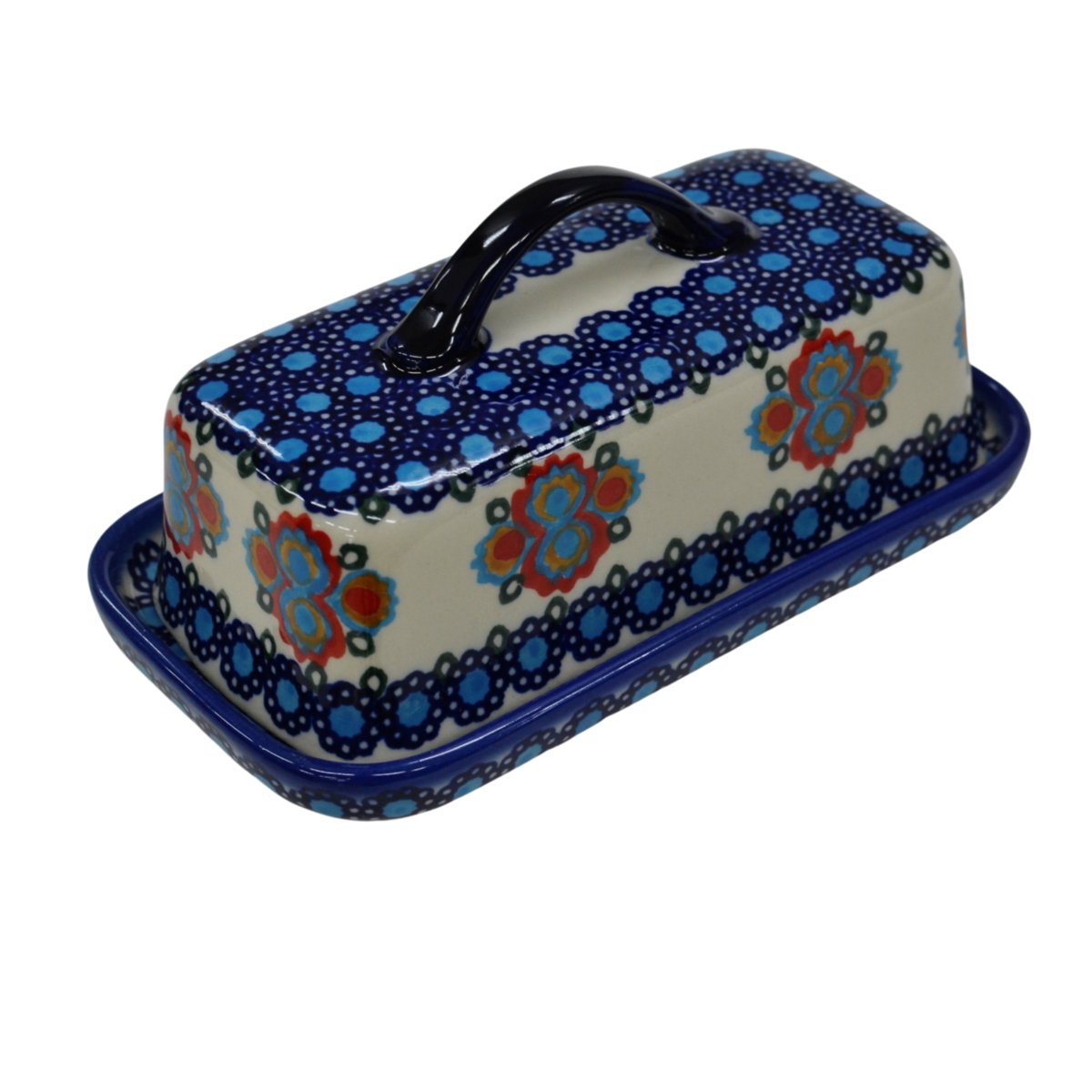 Ceramiczna maselnica osełka Ceramika Bolesławiec