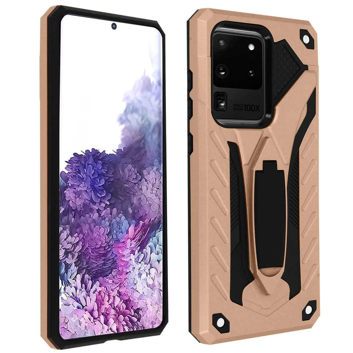 Etui do Samsunga Galaxy S20 Ultra Hybrid Protection Series, Phantom, różowe złoto