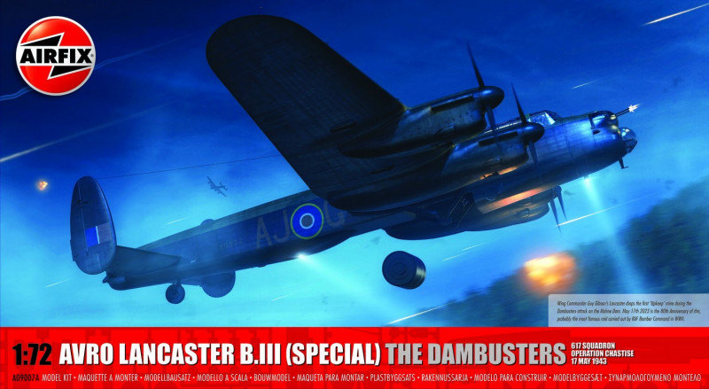Airfix, Model plastikowy Avro Lancaster B.III Special The Dambusters 1/72