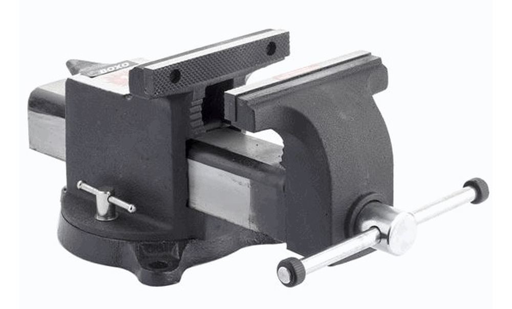 Imadło ślusarskie z kowadłem obrotowe (siła ścisku: 2200 kg, maks. rozstaw szczęk: 140 mm) 00081575