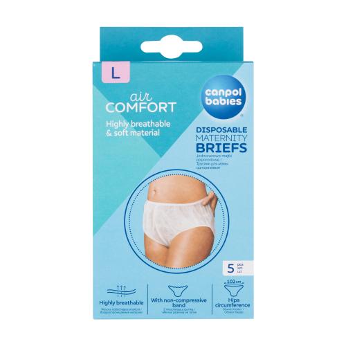 Canpol Babies Air Comfort Disposable Maternity Briefs L majtki poporodowe 5 szt dla kobiet