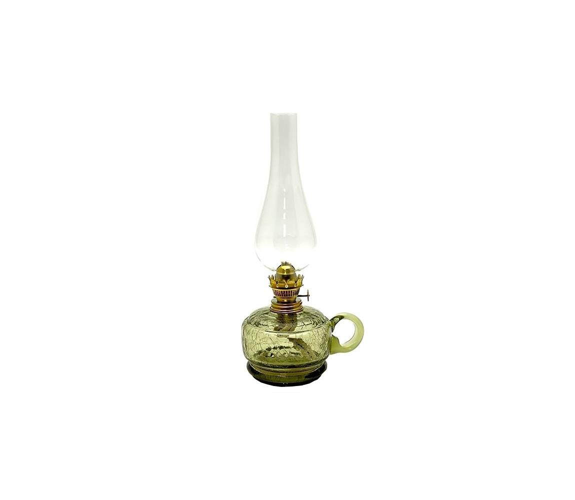 Lampa naftowa MONIKA 34 cm leśna zieleń