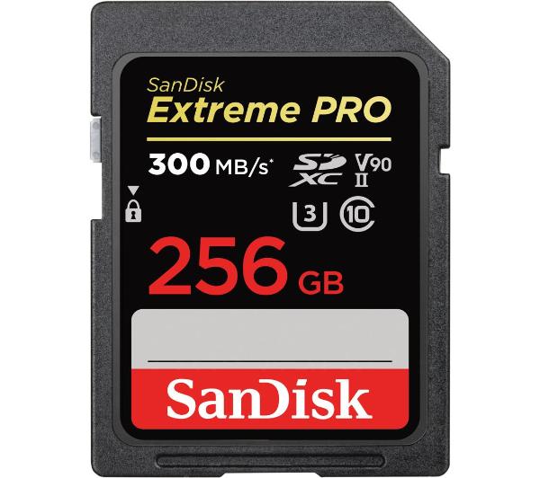 SanDisk Extreme PRO SDHC UHS-II V90 300MB/s 256GB