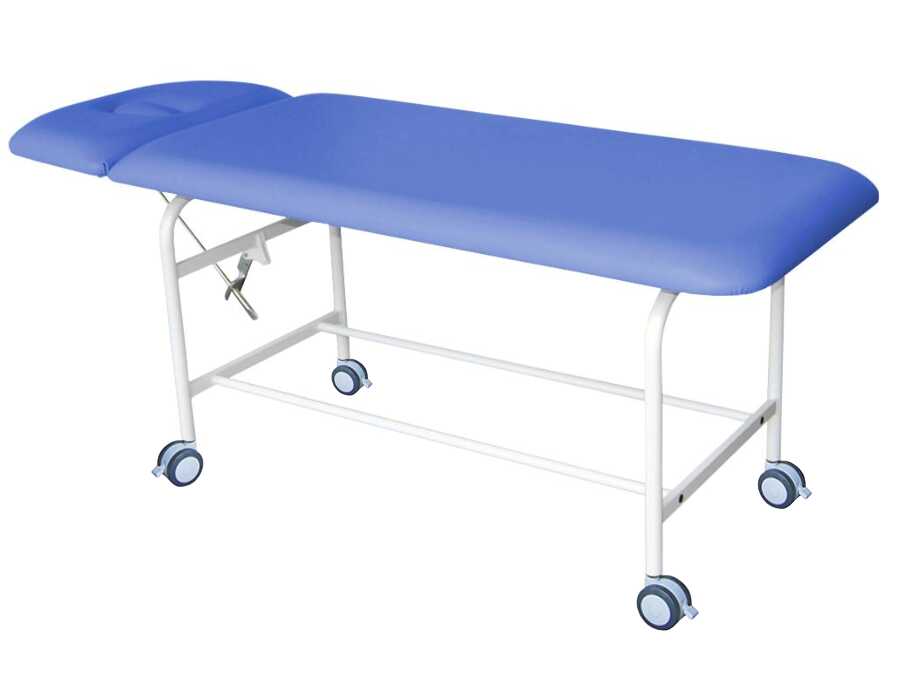 LM-03K S-Max szeroka kozetka lekarska 2-częściowa na kołach