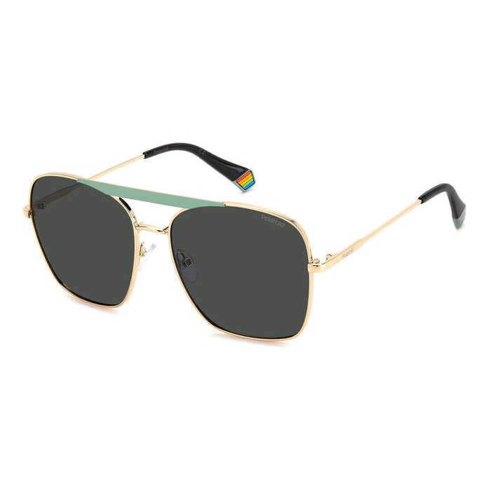 Polaroid PLD 6201/S/X Matte Aqua Gold