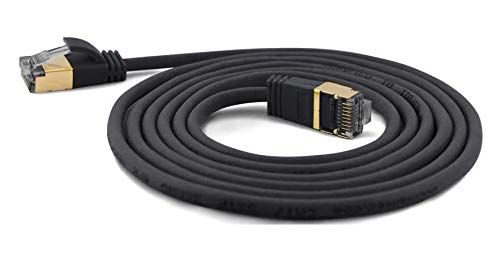 wantecWire wantecwire 7209 Extra cienkie kabel połączeniowy z najwyższa jakość Czarny 7209