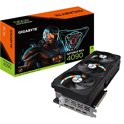 GIGABYTE GeForce RTX 4090 GAMING 24GB GDDR6X 3xDP 1xHDMI GV-N4090GAMING-24GD