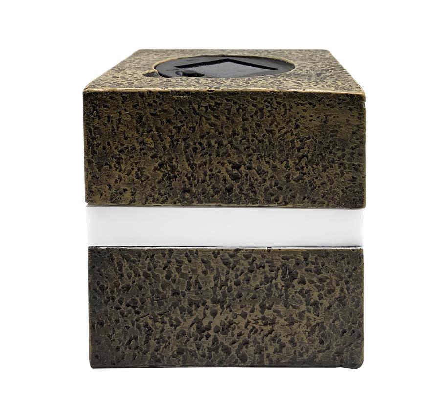 Lampka solarna LED stojąca LATE kwadrat kamienny IP44 Volteno