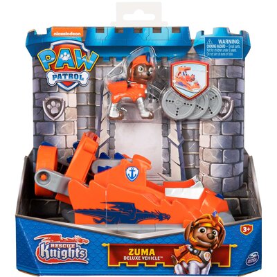 Psi Patrol Rescue Knights Rycerze Zuma figurka i pojazd poduszkowiec