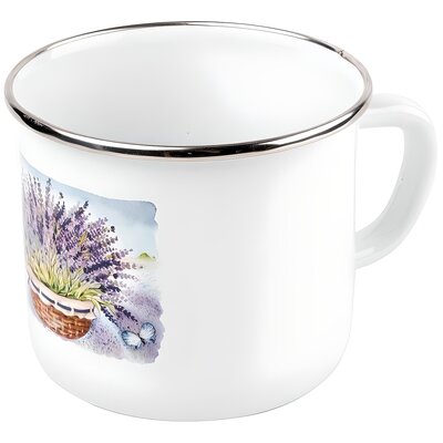 Florina Kubek emaliowany by Emalia Polska Pleszew Lavanda 12 cm Oficjalny sklep producenta + wysyłka 24 h
