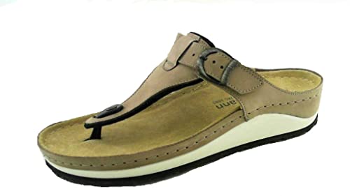 Berkemann Damskie japonki Mila Stone, 39,5 EU, Stone, 39.5 EU