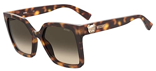 Moschino MOS123/S Okulary Przeciwsłoneczne Havana/Green Shaded 55/18/140 donna