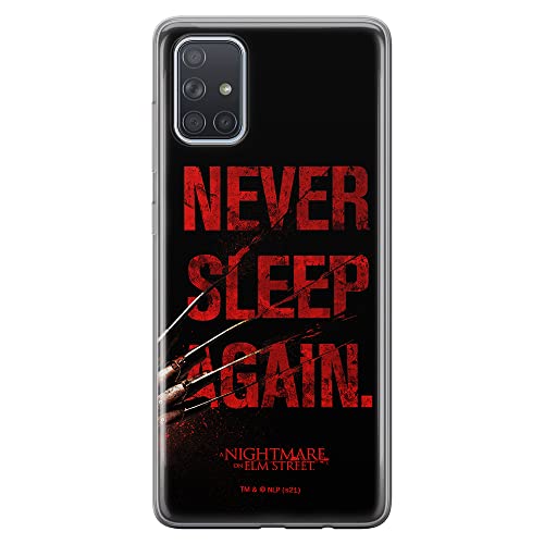 ERT GROUP etui na telefon Samsung A71 5G, case oryginalny i oficjalnie licencjonowany przez Horror, wzór Nightmare of Elm Street 003, optymalnie dopasowane, plecki z TPU
