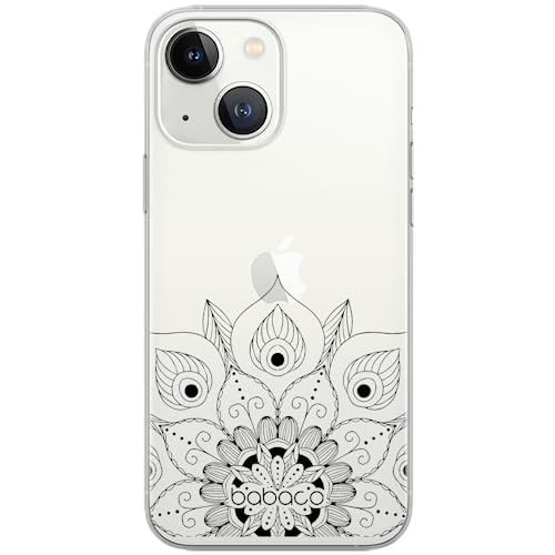 ERT GROUP etui na telefon Apple Iphone 13, case oryginalny i oficjalnie licencjonowany przez Babaco, wzór Mandalas 008, optymalnie dopasowane, plecki z TPU częściowo przeźroczyste