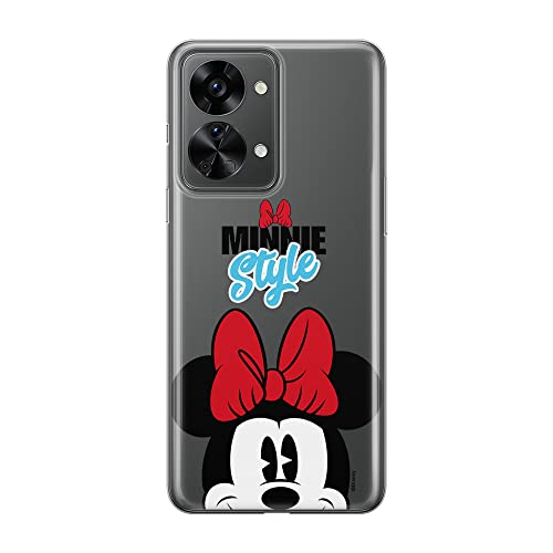 Etui Minnie 027 Disney Nadruk częściowy Przeźroczysty Producent: OnePlus, Model: NORD 2T 5G