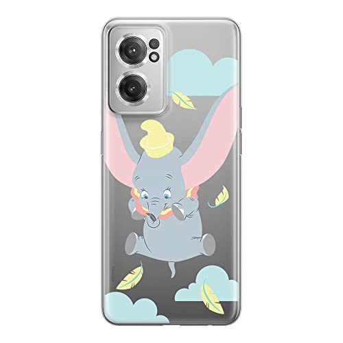 ERT GROUP etui na telefon Oneplus NORD CE 2, case oryginalny i oficjalnie licencjonowany przez Disney, wzór Dumbo 014, optymalnie dopasowane, plecki z TPU częściowo przeźroczyste
