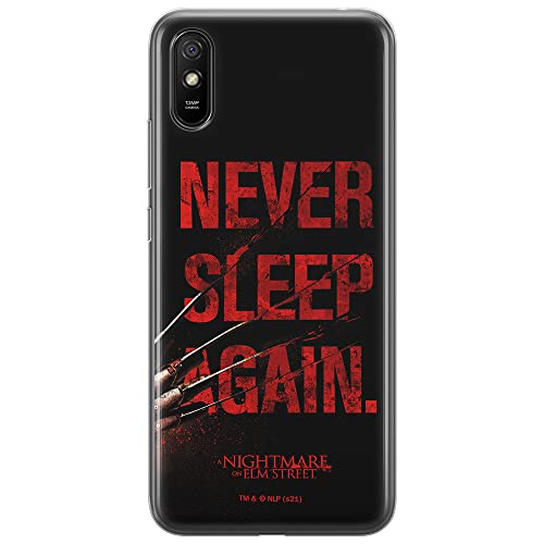 ERT GROUP etui na telefon Xiaomi REDMI 9A, case oryginalny i oficjalnie licencjonowany przez Horror, wzór Nightmare of Elm Street 003, optymalnie dopasowane, plecki z TPU