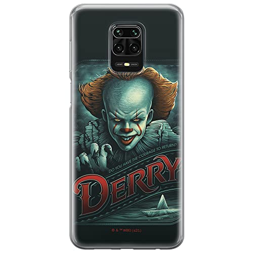 ERT GROUP etui na telefon Xiaomi REDMI NOTE 9 PRO/ 9S, case oryginalny i oficjalnie licencjonowany przez Horror, wzór It 021, optymalnie dopasowane, plecki z TPU