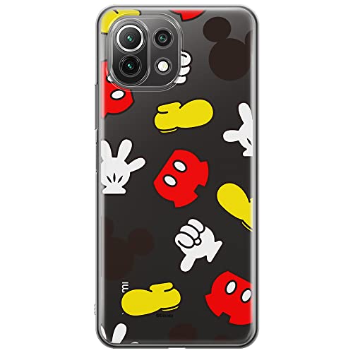 ERT GROUP etui na telefon Xiaomi 11 LITE 4G/5G, case oryginalny i oficjalnie licencjonowany przez Disney, wzór Mickey 046, plecki z TPU częściowo przeźroczyste