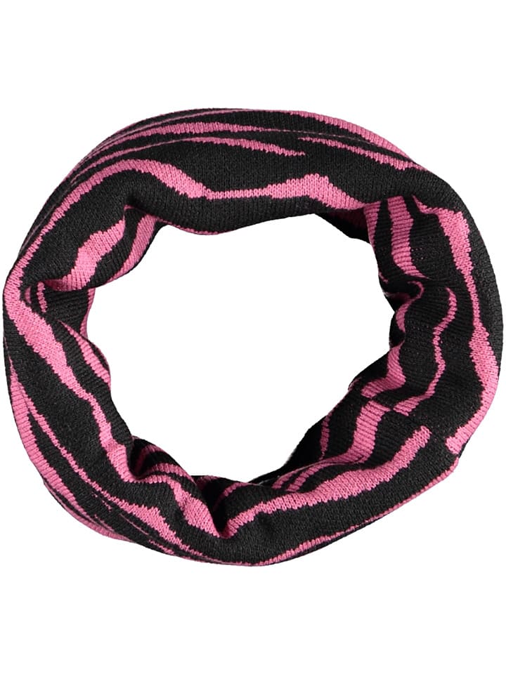 Buff Szal-koło w kolorze czarno-jasnoróżowym - (D)29 x (S)27 cm
