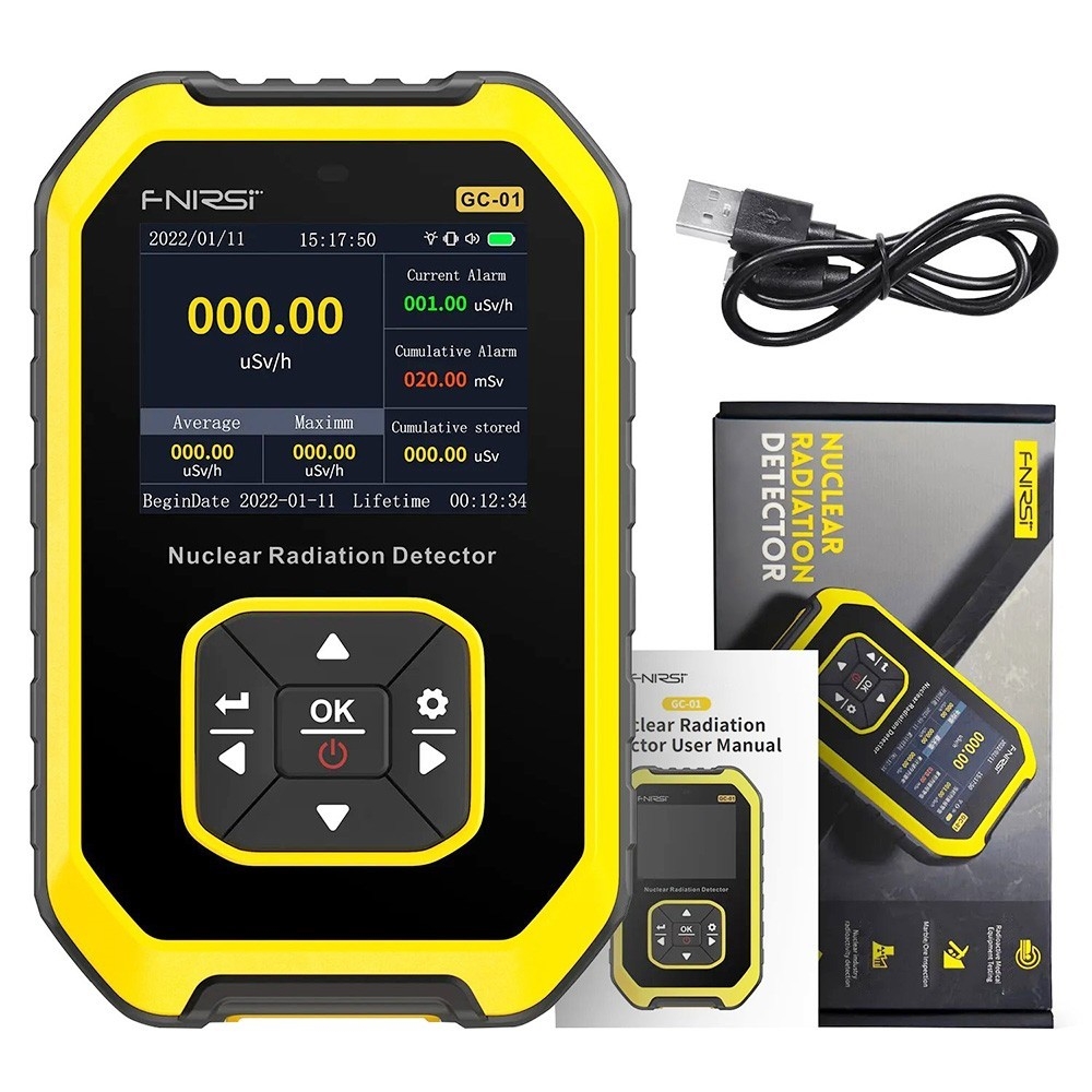 FNIRSI GC-01 Nuclear Radiation Detector with LCD Display