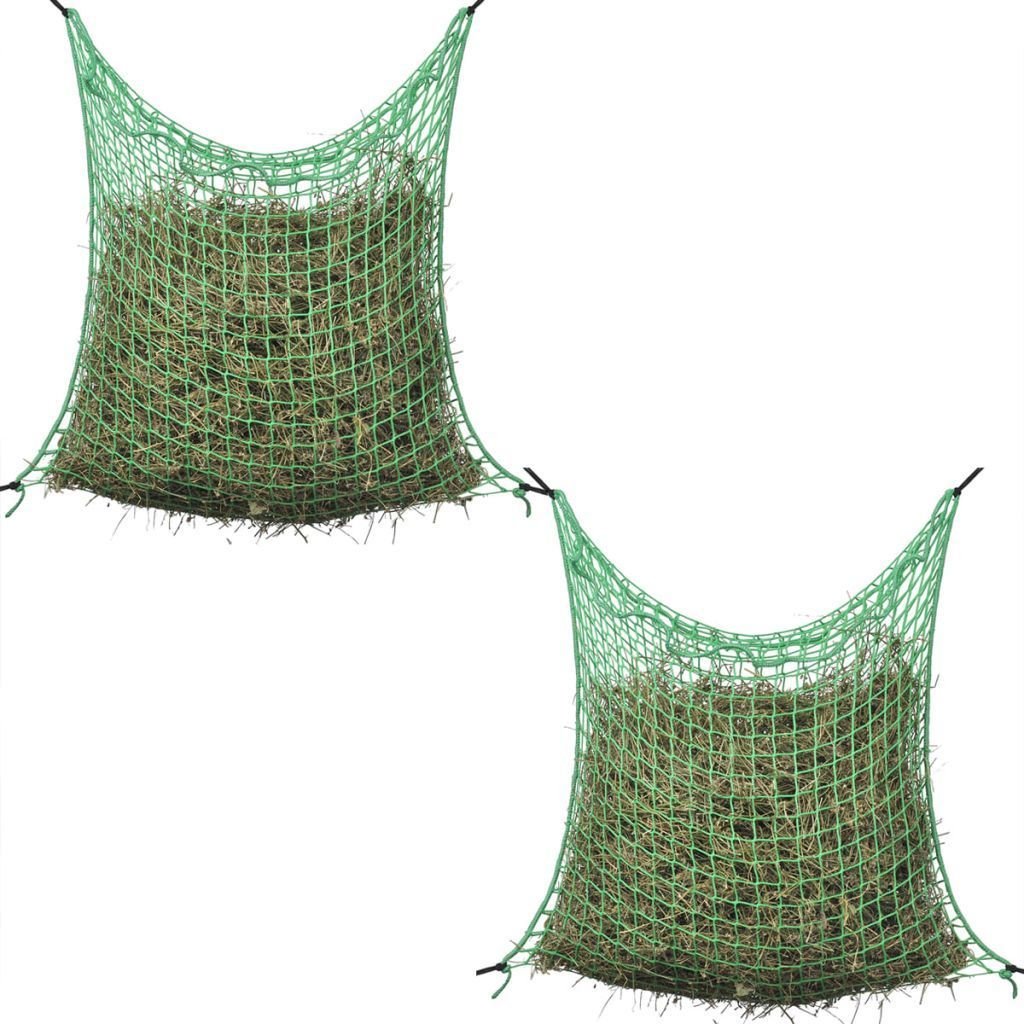 vidaXL vidaXL Siatka na siano 0,9x1,5 m PP 2 szt.