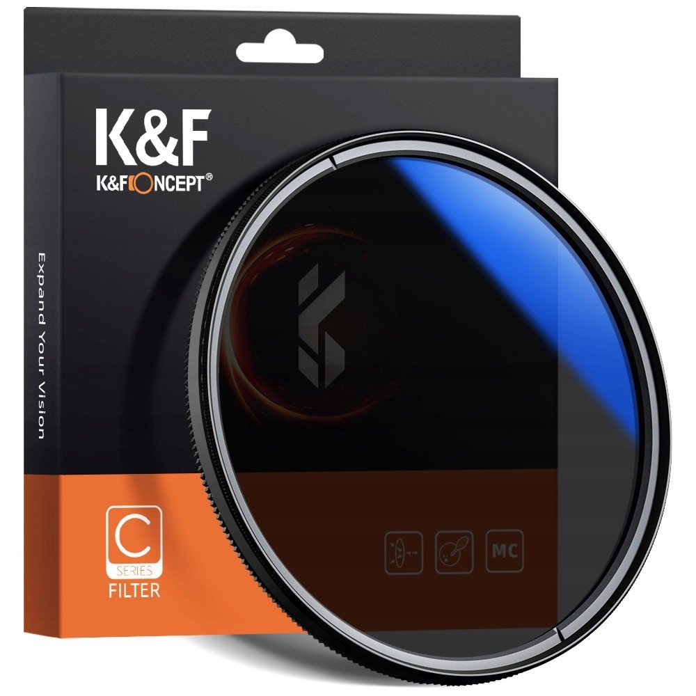 K&F FILTR Polaryzacyjny 62mm CPL HD MC slim C
