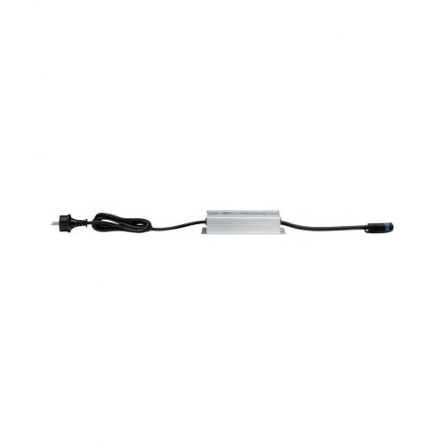 Paulmann opraw oświetleniowych 98850 Outdoor Plug & Shine transformator IP44 230/24 V DC Srebrny aluminiowa 988.50 transformator oprawach zewnętrznych power supply, aluminium, 150 W, 22.3 x 7 988.50