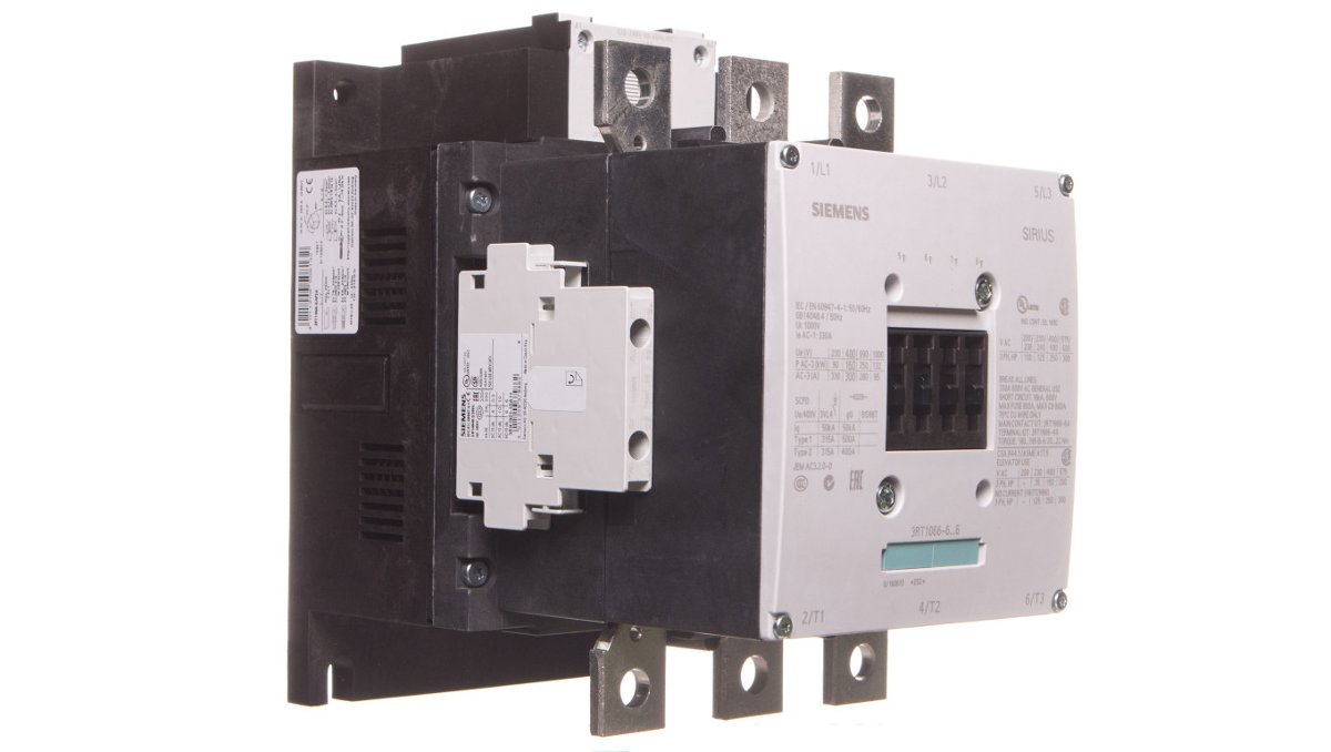 Siemens Stycznik mocy 300A 3P 220-240V AC 3Z 0R S10 3RT1066-6AP36 3RT1066-6AP36