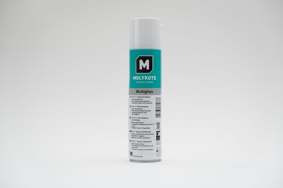 Molykote Multigliss Spray Płyn Konserwująco Penetrujący - 400Ml