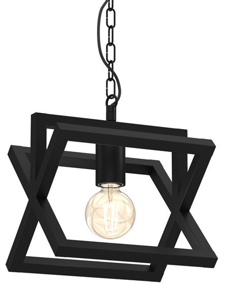 Lampa wisząca Arnold MLP8562 frames na łańcuchu czarna