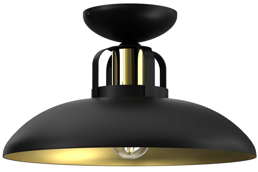 Lampa sufitowa FELIX BLACK/GOLD 1xE27
