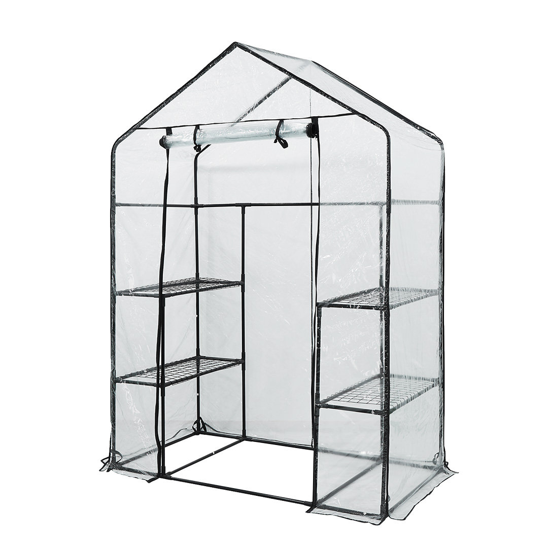 Szklarnia foliowa ogrodowa tunel 143x73x195cm folia PVC, metalowa konstrukcja NEO 15-902