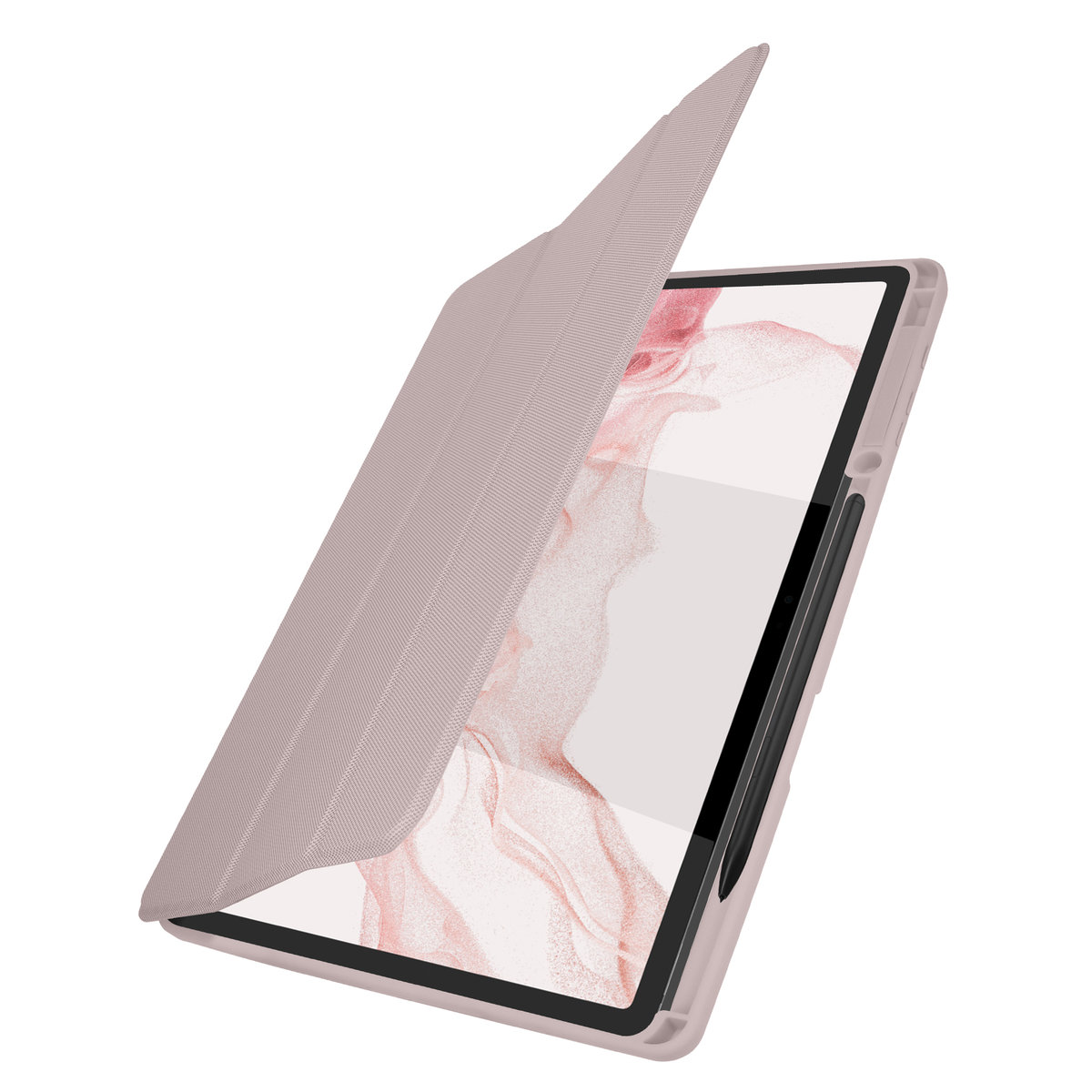 Etui Galaxy Tab S7 Plus/FE/S8 Plus Magnetyczna podstawka pod klawiaturę z klapką różowa Dux Ducis