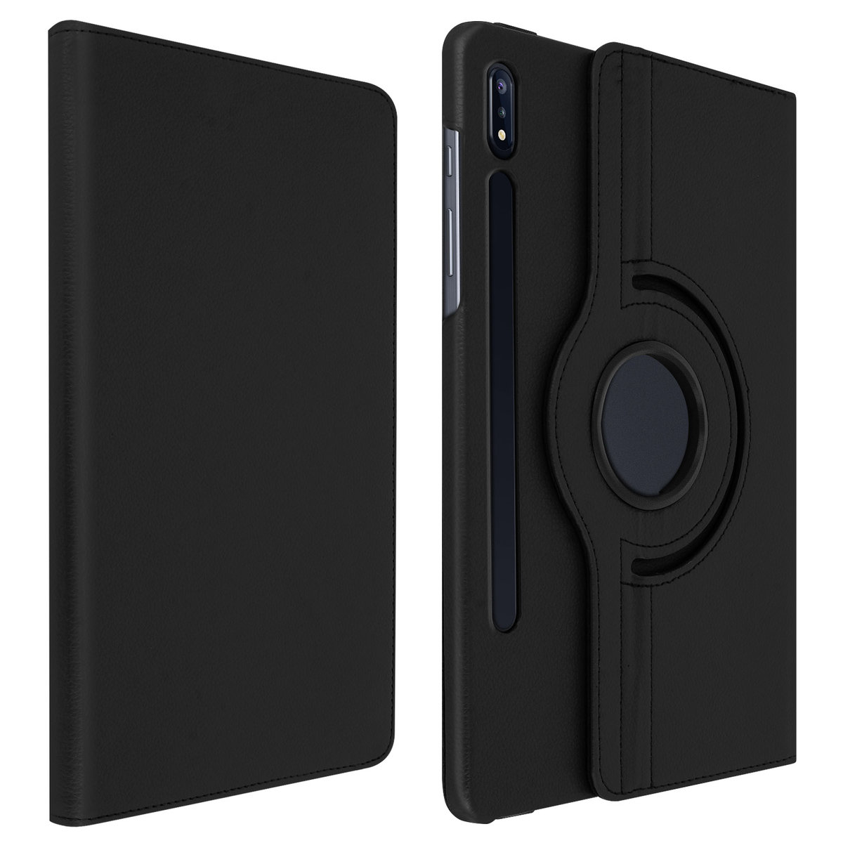 Etui Folio z podstawką 360° Amortyzujące Samsung Galaxy Tab S7 11.0 – Czarne