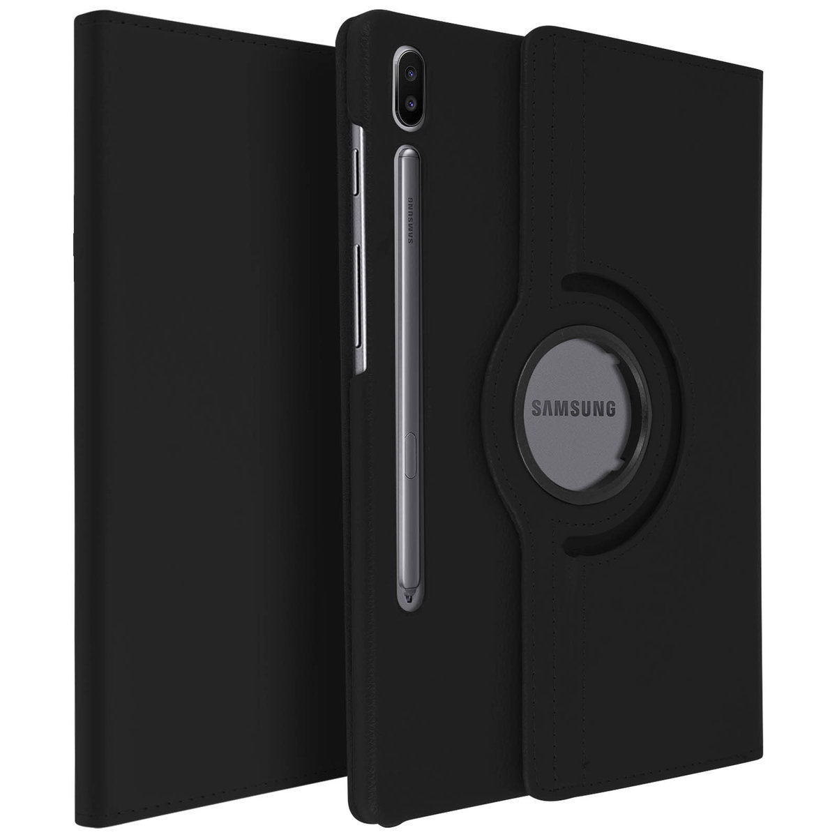 Etui Folio z podstawką 360° Amortyzujące Samsung Galaxy Tab S6 10.5 – Czarne