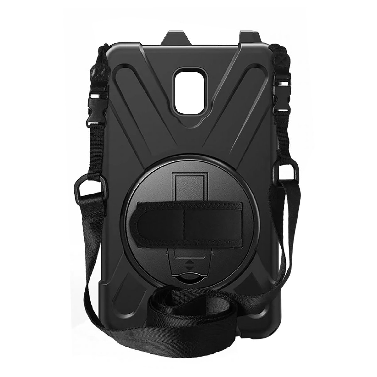 Pokrowiec Samsung Tab Active 3 Hybrid Obrotowy uchwyt Pasek na ramię Czarny