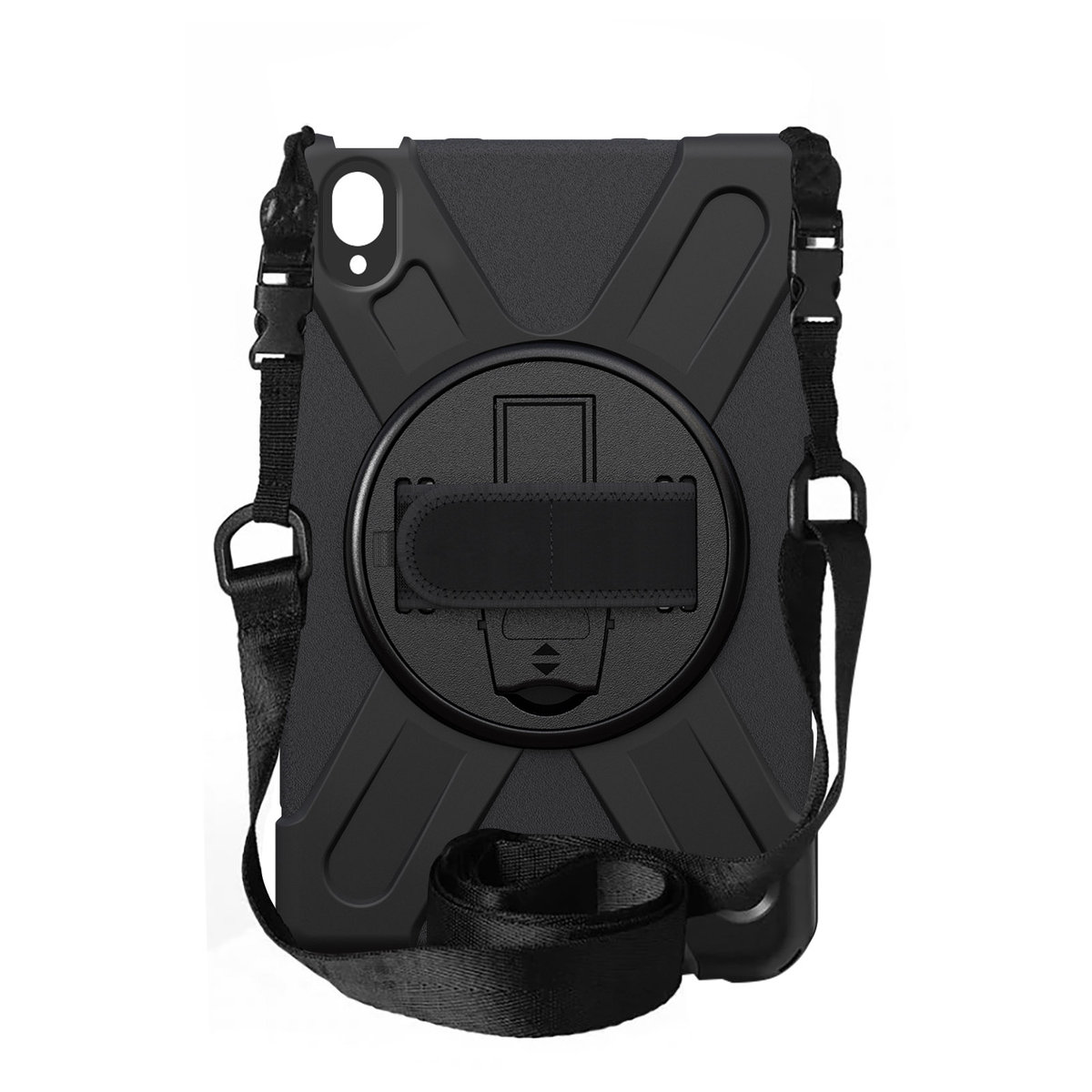 Etui Lenovo Tab P11 pro Hybrid Obrotowy uchwyt Pasek na ramię Czarny