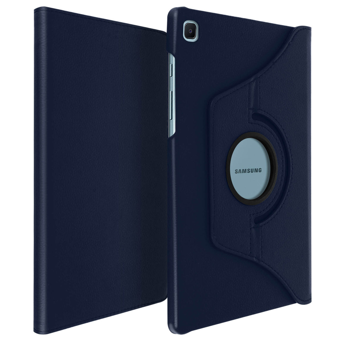 Obracane o 360° Etui Folio z Podstawką Amortyzujące Samsung Galaxy Tab S6 Lite – Niebieskie