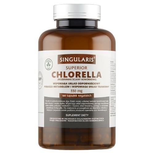 Singularis Superior Chlorella, 180kaps.